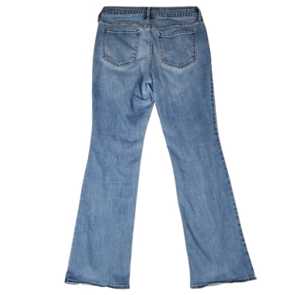 Old Navy Mid Rise Knicker Boot Cut Classic Blue Women's Jeans Size 8 Short - Picture 4 of 10